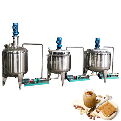 550 KG Großkapazität Tahini-Produktionslinie mit Schokoladenkolloid-Mühle Maschinen
