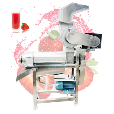2.25kw Kalte Frucht Schrauben Spiral Saftpresser für Apfelbirne Karotte Ingwer Gemüse Fruchtbrenner Presssaftpresser