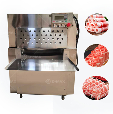 Tiefkühl-Fleisch-Schneidemaschine perfekt für das Schneiden von kleinem Fleisch und gefrorenen Rindfleisch-Rollen-Scheiben