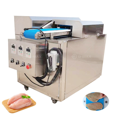78 KG Edelstahl Hühnerbrust Schneidmaschine Kleine Kapazität Frischfleisch Schneidmaschine