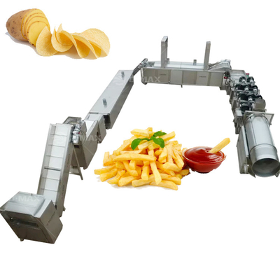 Kartoffelchips Verarbeitung Industrie Maschinen Funktion Voll automatische Produktionsmaschine