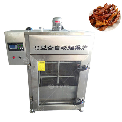 30 kg/Charge Hochgeschwindigkeitsgepeckter Fisch-Fleischbackofen mit Trolley und Rauchgerät