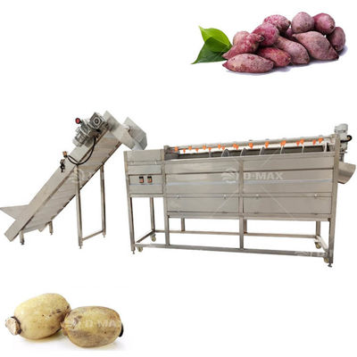 250 KG Industrie Cassava Knollen Lotus Samen Schälmaschine Obst Gemüse Kartoffel Waschschälmaschine