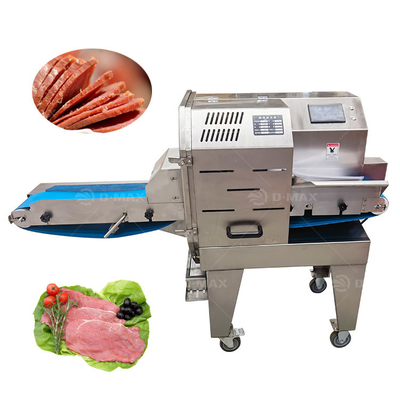 Transportband Fleischschneidemaschine geeignet für gekochtes Rindfleisch Schweinefleisch Hühner Entenbrust