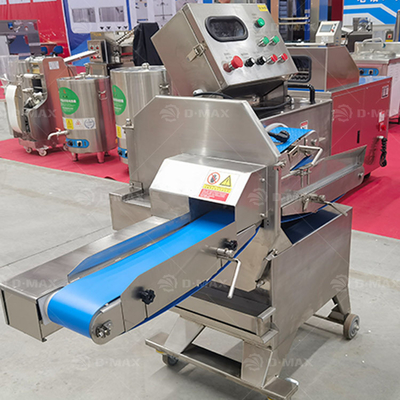 Transportband Fleischschneidemaschine geeignet für gekochtes Rindfleisch Schweinefleisch Hühner Entenbrust