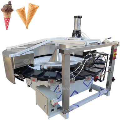 Einfache Bedienung Snack-Machmaschine für Waffle Cup Eierrollen und weiche Wafer Kekse