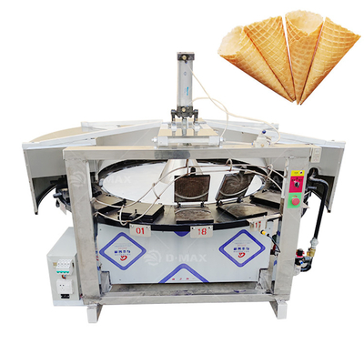 300 Stück/h Kapazität Elektrische/Gas-Krispige Keksen Roll Maker für leckere Wafer Kekse