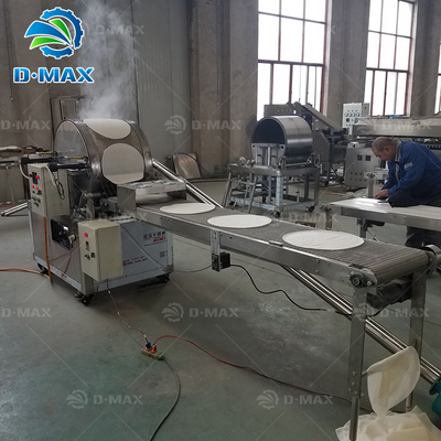Automatische Spannung 380v Pfannkuchen Chapati Spring Roll Wrapper Eier Roll Hautmachmaschine