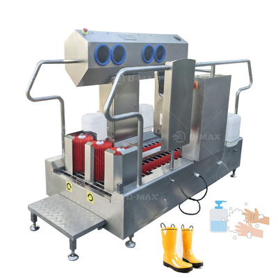 Hygiene-Station Reinigungsgeräte automatische Stiefel Waschständer mit 6 Personen/Min Geschwindigkeit