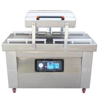 Großmodell Automatische Doppelkammer Lebensmittel Frischobst Gemüse Vakuumverpackungsmaschine