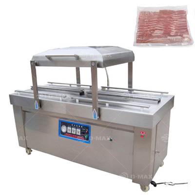 Große Doppelkammer-Vakuum-Fleischverpackungsmaschine für Reis, Fisch und Benutzerfreundlichkeit