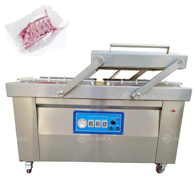 Große Doppelkammer-Vakuum-Fleischverpackungsmaschine für Reis, Fisch und Benutzerfreundlichkeit