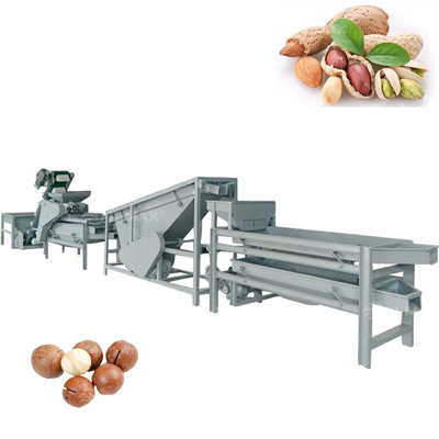 Produktion von Palmkernel-Cracking-Maschine mit Mandelschalen-Kernel-Trennfunktion