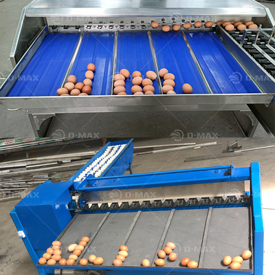 Hohe Produktivität Ei-Gewichts-Sortiermaschine für Hühnerfarmen Verbesserte Ei-Verarbeitung
