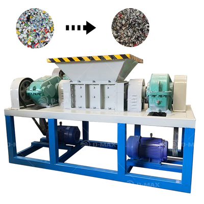 Aluminiumdose Schrott Metall Twin Shaft Schredder mit multifunktionalen Funktionen
