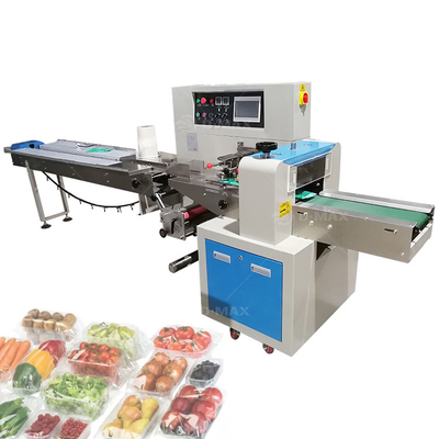 3/4 Seiten Siegel Nüsse Schokoladen Flow Wickelmaschine für Design Ernährung Bar