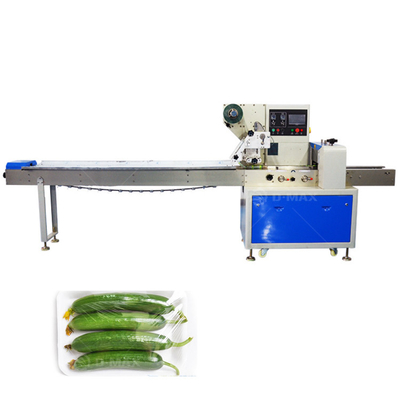 3/4 Seiten Siegel Nüsse Schokoladen Flow Wickelmaschine für Design Ernährung Bar