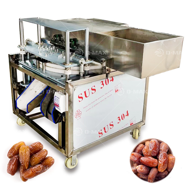300 kg/h Kapazität Rote Pflaumen-Datum-Jujube-Pitzmaschine für die landwirtschaftliche Produktion