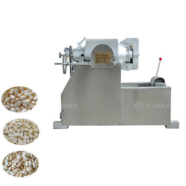 0.75kw Getreide Bohnen Erdnuss Reis Puff Maschine für Puffed Corn Weizen Getreide Produktionslinie