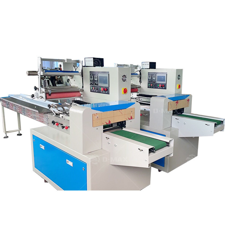 3/4 Seiten Siegel Nüsse Schokoladen Flow Wickelmaschine für Design Ernährung Bar